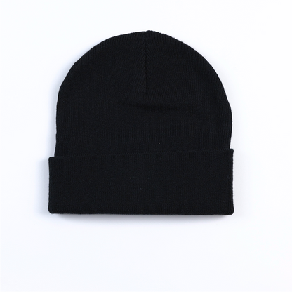 Jesus Image Beanie — Black