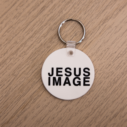 Jesus Image Logo Keychain