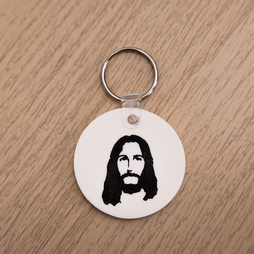 Jesus Image Logo Keychain