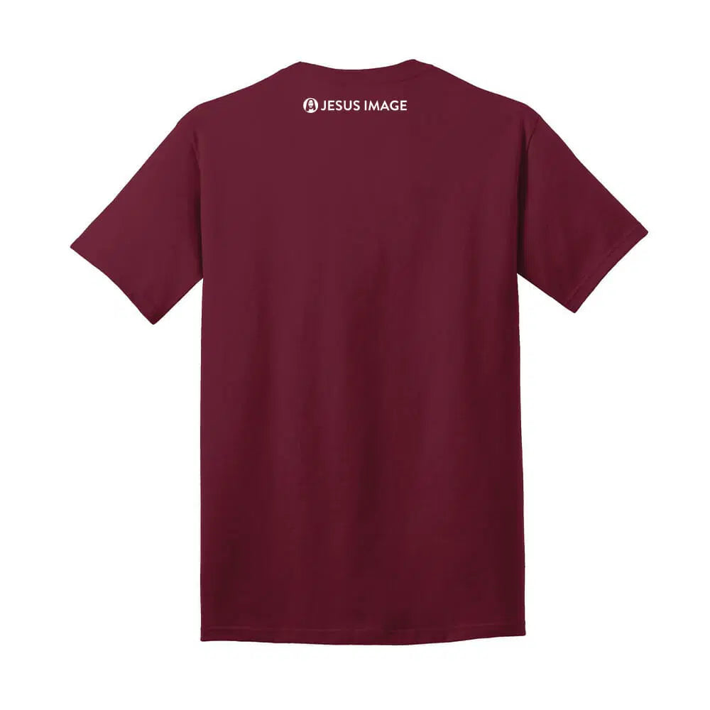 Jesus Image Maroon Tee