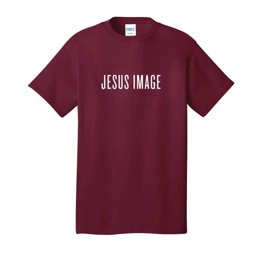 Jesus Image Maroon Tee