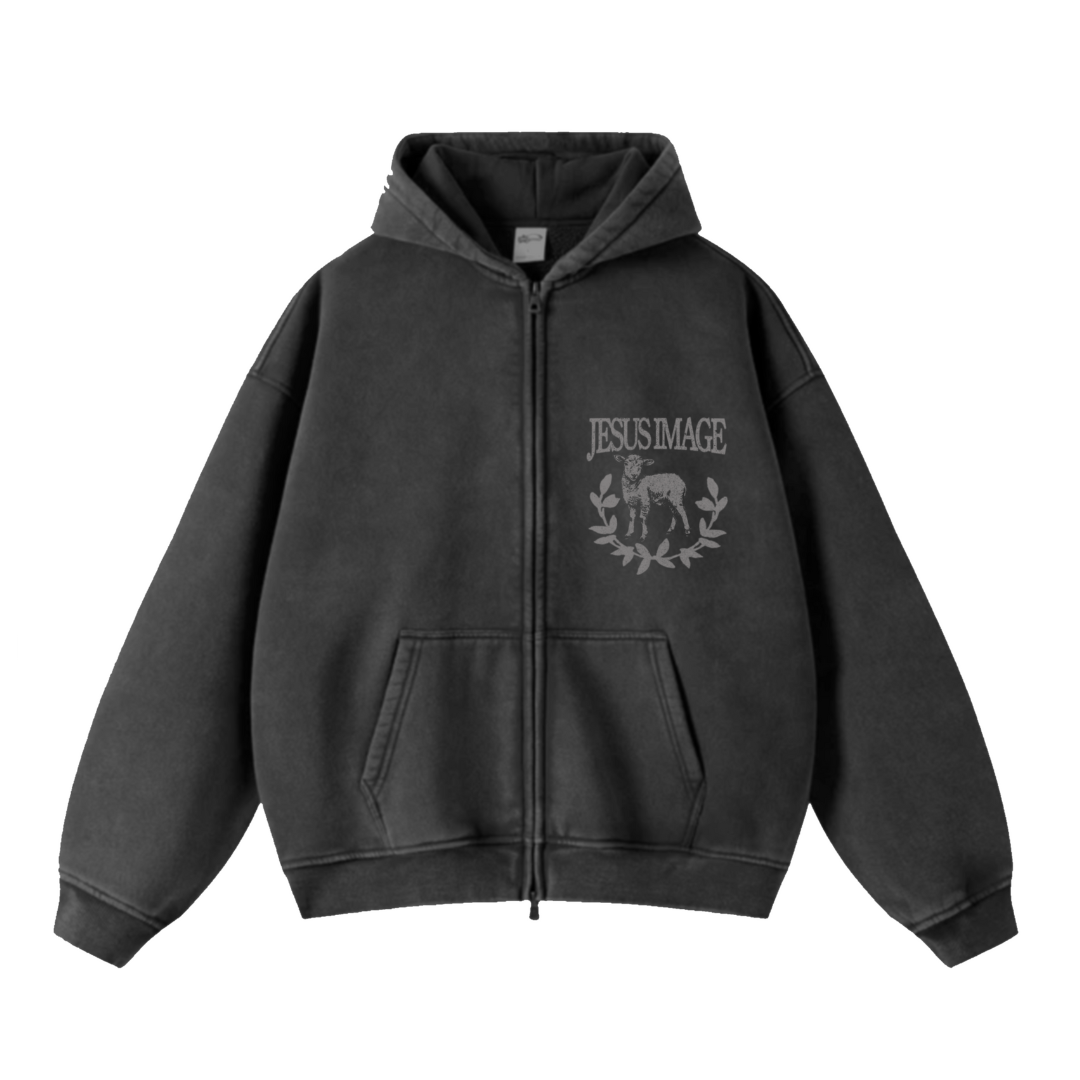 Crucified Lamb Zip-up