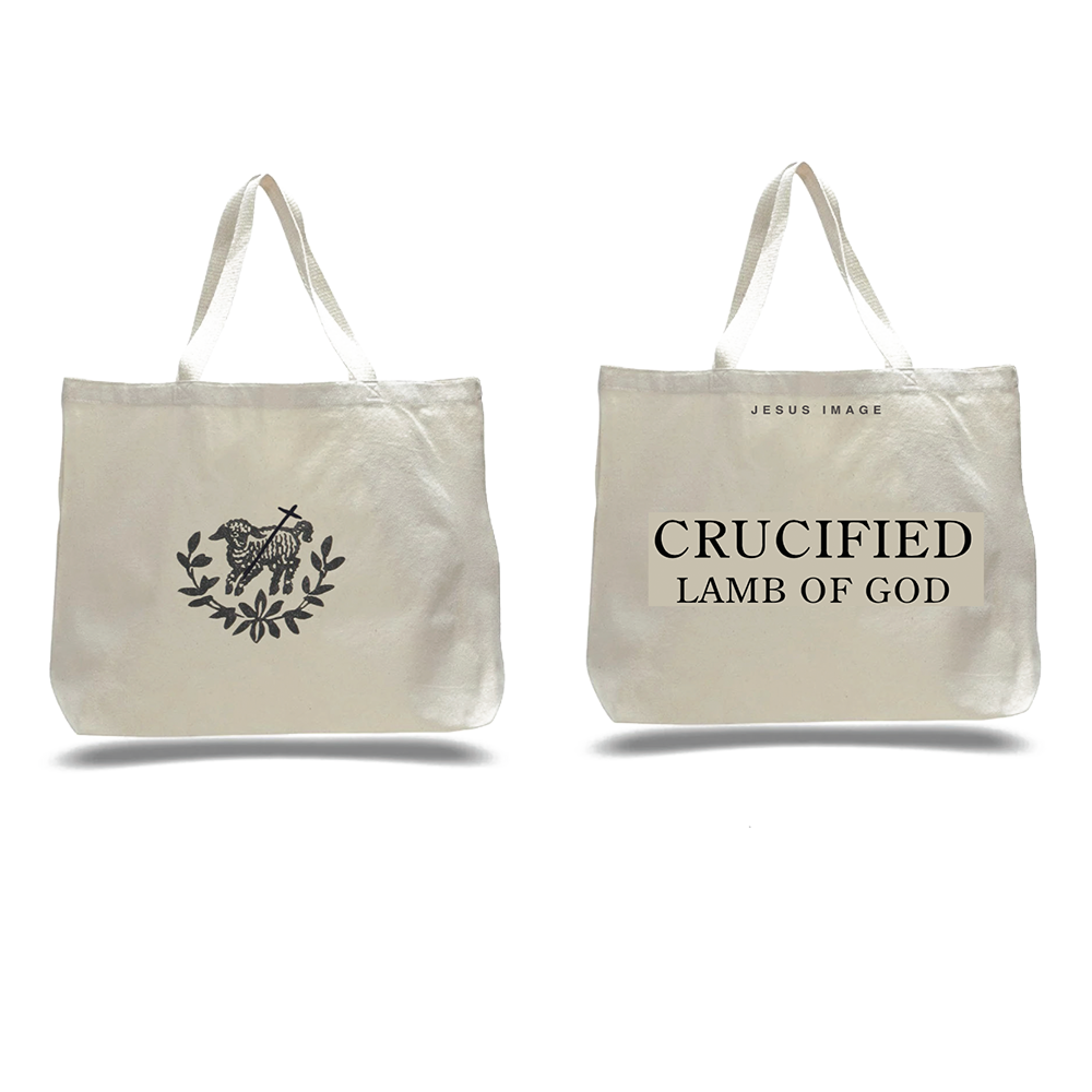 Crucified Lamb Tote Bag